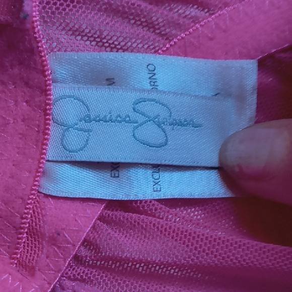 Pink Lace Trim Chemise - Picture 2 of 5